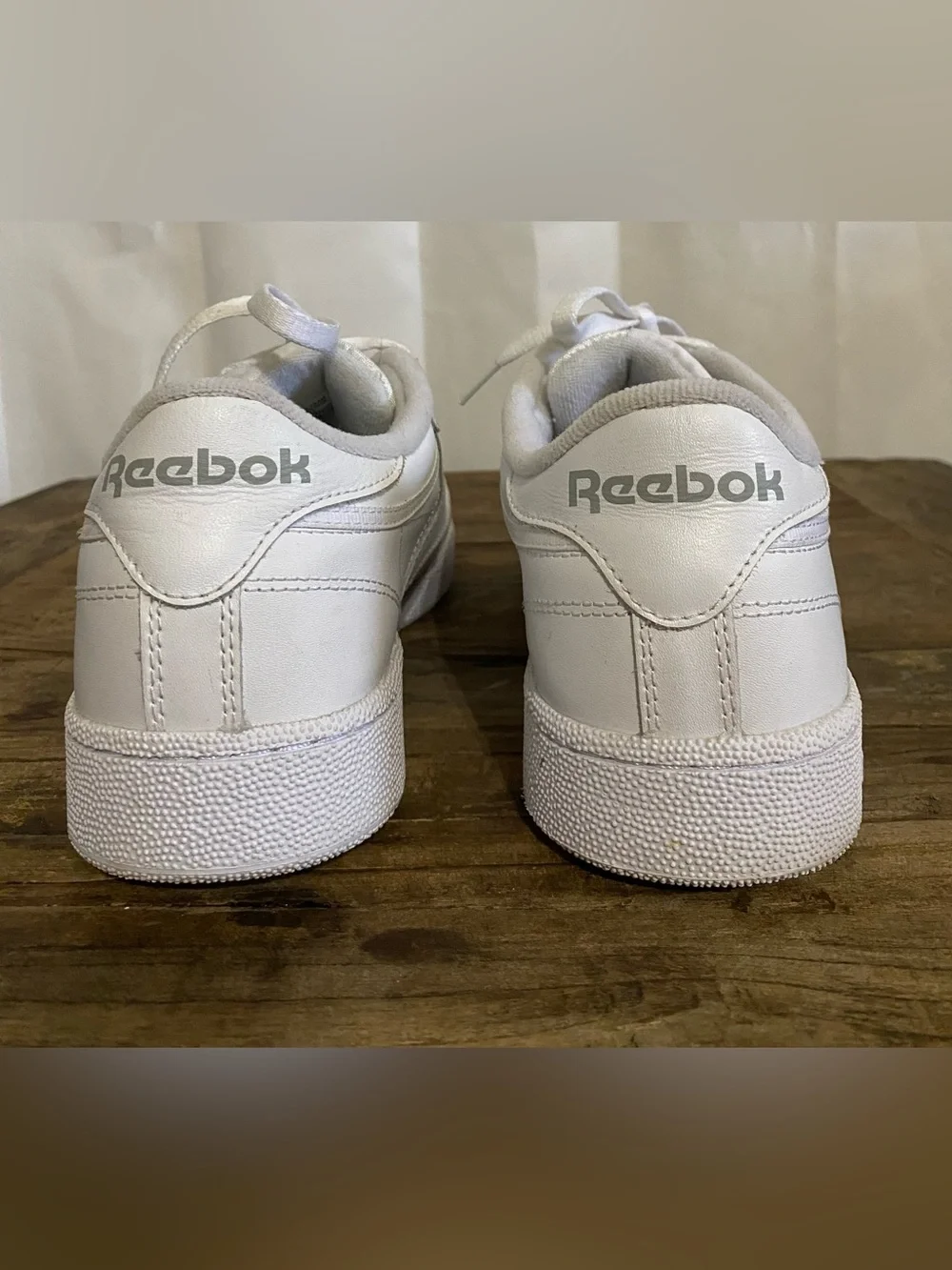 Mens Reebok Club C 85 Athletic Shoe - White / Light Gray size 11